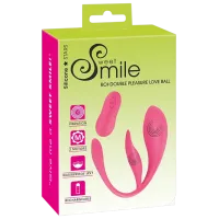 Vibrator Sweet Smile RC Double Pleasure Love Ball Pink