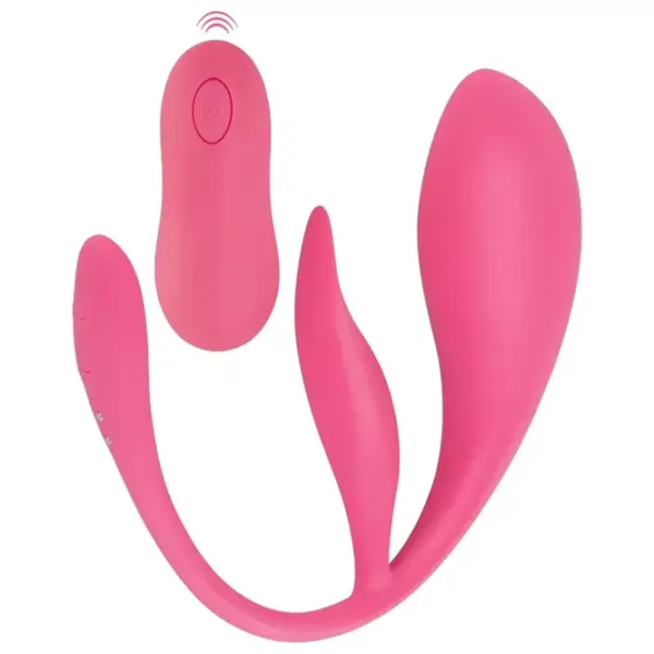 Вибратор Sweet Smile RC Double Pleasure Love Ball Розовый photo 2