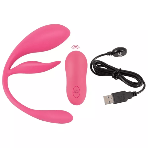 Вибратор Sweet Smile RC Double Pleasure Love Ball Розовый photo 11