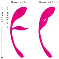 Vibrator Sweet Smile RC Double Pleasure Love Ball Pink photo 13