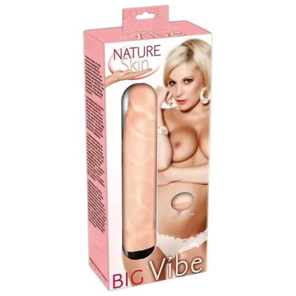 Vibrator Nature Skin Big Vibe Beige photo 1