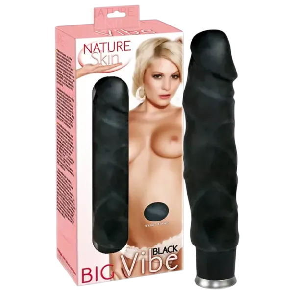 Vibrator Nature Skin Big Vibe Black photo 1