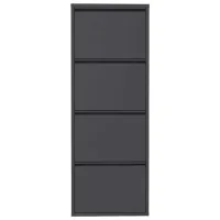 Обувной шкаф Trendy 4 Piece Metal 136 x 50 x 15см /Anthracite /Антрацит