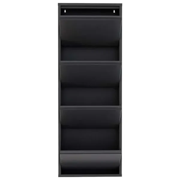 Обувной шкаф Trendy 4 Piece Metal 136 x 50 x 15см /Anthracite /Антрацит photo 2