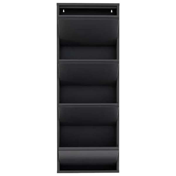 Обувной шкаф Trendy 4 Piece Metal 136 x 50 x 15см /Anthracite /Антрацит photo 2