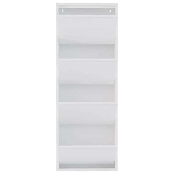 Обувной шкаф Trendy 4 Piece Metal 136 x 50 x 15см /White /Белый photo 2