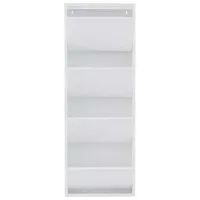 Обувной шкаф Trendy 4 Piece Metal 136 x 50 x 15см /White /Белый photo 2