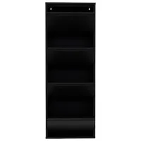 Обувной шкаф Trendy 4 Piece Metal 136 x 50 x 15см /Black /Черный photo 2