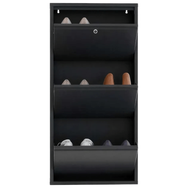 Обувной шкаф Trendy Locking 3 Piece Metal 103 x 50 x 15см /Anthracite /Антрацит photo 2