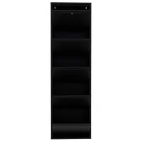 Обувной шкаф Trendy Locking 5 Piece Metal 169 x 50 x 15см /Black /Черный photo 2