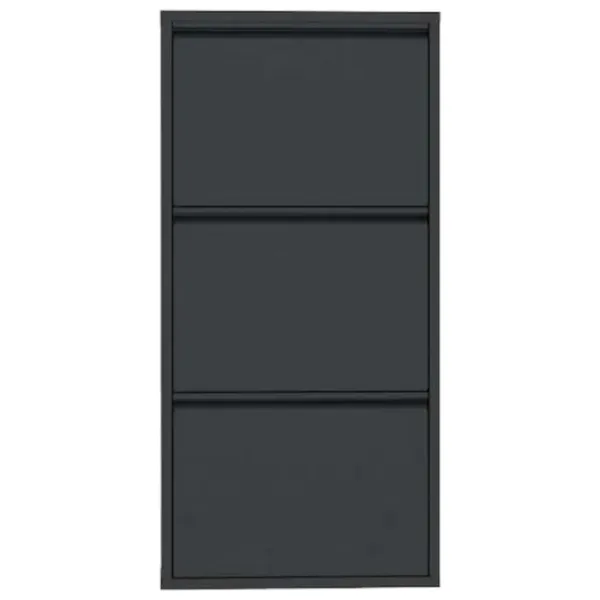Обувной шкаф Trendy 3 Piece Metal 103 x 50 x 15см /Anthracite /Антрацит photo 1