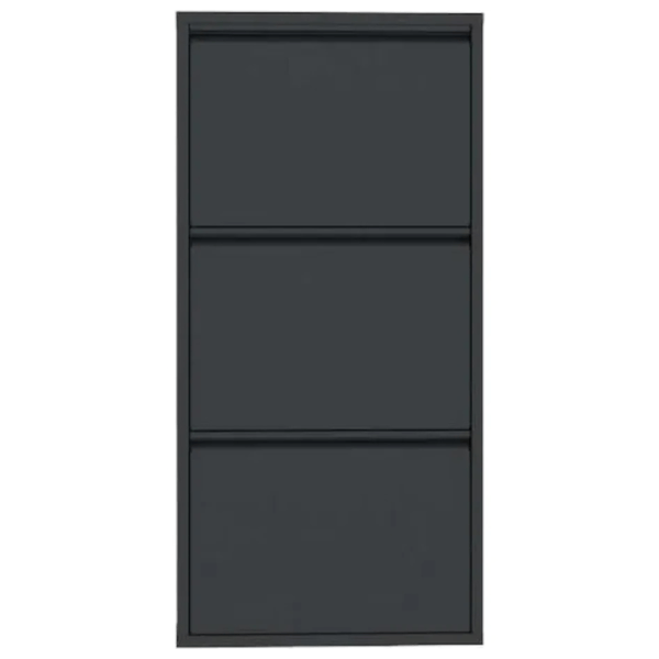 Обувной шкаф Trendy 3 Piece Metal 103 x 50 x 15см /Anthracite /Антрацит photo 1