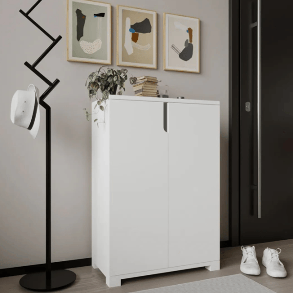 Обувной шкаф Trendy Venedik 97 x 60 x 34см /White /Белый photo 2