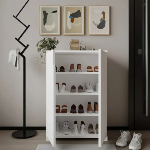 Обувной шкаф Trendy Venedik 97 x 60 x 34см /White /Белый photo 5
