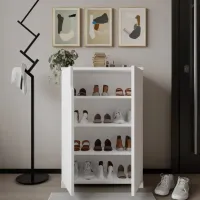 Обувной шкаф Trendy Venedik 97 x 60 x 34см /White /Белый photo 5