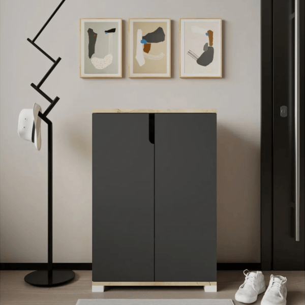 Dulap pentru încălțăminte Trendy Venedik 97 x 60 x 34 /Stejar Sonoma /Anthracite photo 4