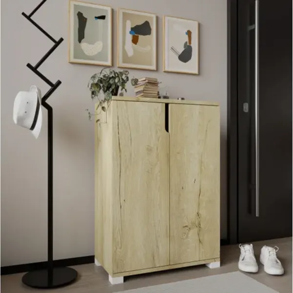 Обувной шкаф Trendy Venedik 97 x 60 x 34см /Сапфировый дуб /Сапфировый дуб photo 4