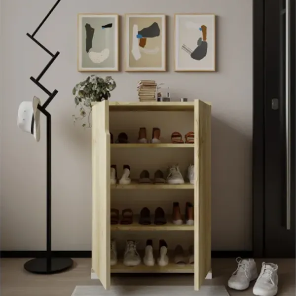 Обувной шкаф Trendy Venedik 97 x 60 x 34см /Сапфировый дуб /Сапфировый дуб photo 5