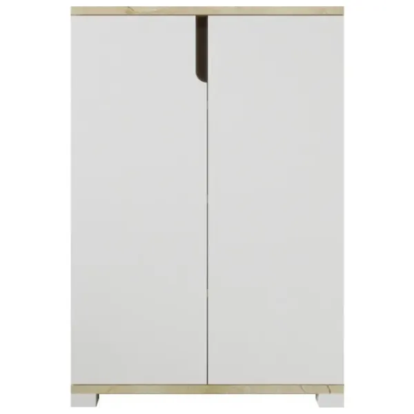 Обувной шкаф Trendy Venedik 97 x 60 x 34см /Сапфировый дуб /Белый photo 1