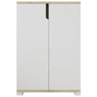 Обувной шкаф Trendy Venedik 97 x 60 x 34см /Сапфировый дуб /Белый