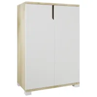 Обувной шкаф Trendy Venedik 97 x 60 x 34см /Сапфировый дуб /Белый photo 2
