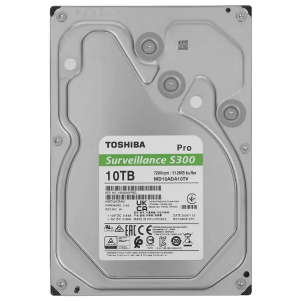 HDD Toshiba S300 Pro Surveillance 10 TB MD10ADA10TV / Purple photo 2