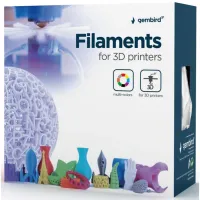 Filament Gembird 3DP-ABS1.75-01-S Silver photo 2