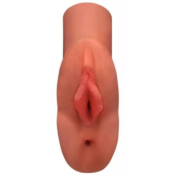 Мастурбатор PDX Plus Perfect Pussy: Double Stroker Бежевый photo 2