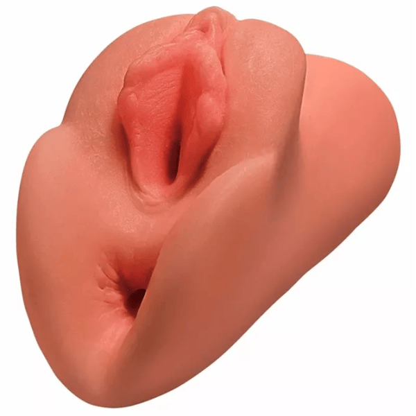Мастурбатор PDX Plus Perfect Pussy: Double Stroker Бежевый photo 3