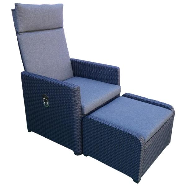 Set mobilă grădină Chomik ZUM6430 Ratan artificial / Ratan artificial / Rattan artificial / Anthracite photo 5