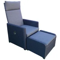 Set mobilă grădină Chomik ZUM6430 Ratan artificial / Ratan artificial / Rattan artificial / Anthracite photo 5