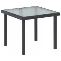 Set mobilă grădină Chomik ANH6142 Metal / Sticlă / Metal / Anthracite photo 2