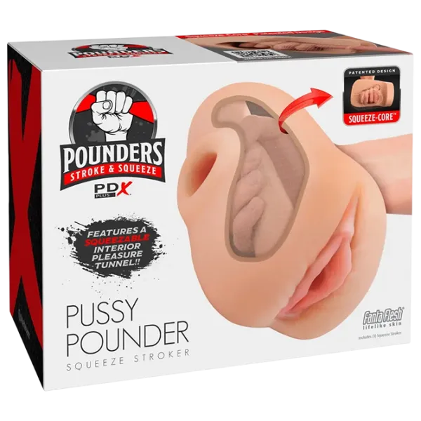 Masturbator PDX Plus Pussy Pounder Beige photo 1