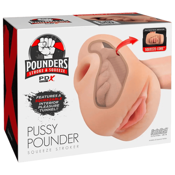 Masturbator PDX Plus Pussy Pounder Beige photo 1