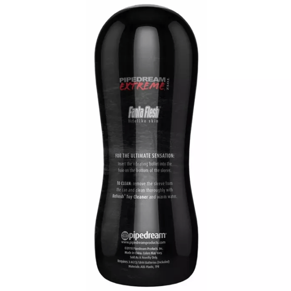 Masturbator PDX Elite Anal Vibrating Stroker Black photo 3