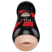 Masturbator PDX Elite Oral Vibrating Stroker Black