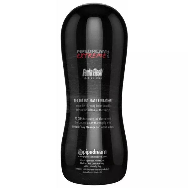 Masturbator PDX Elite Oral Vibrating Stroker Black photo 3