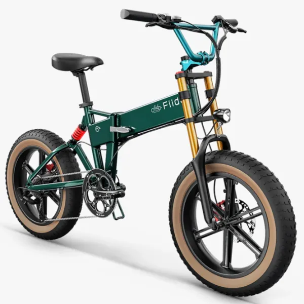 Bicicletă electrică FIIDO M1 Pro 20"  / Green photo 3