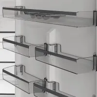 Frigider Whirlpool WHK2 6494 X6E cu congelator jos 490 l / 192 cm / Inox photo 6