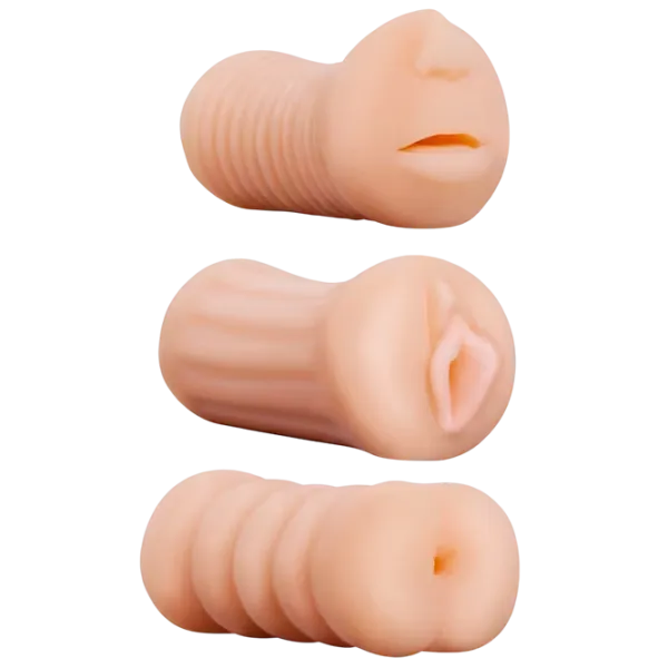 Masturbator NMC XXX To-Go Threesome Beige photo 1