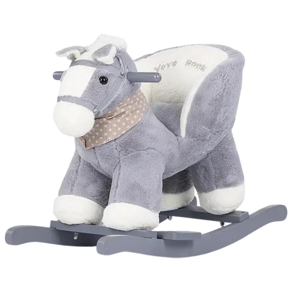 Игрушка качалка Chipolino Horse 1 год - / Серый photo 1