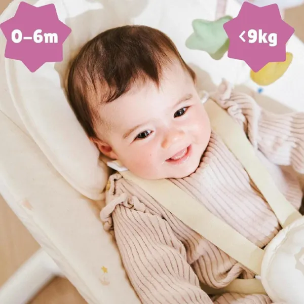 Leagăn pentru bebeluși Badabulle Crem (B012307) 9 kg/ Beige photo 3