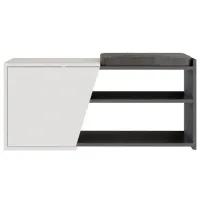 Tumbă pentru încălțăminte Trendy Fiona Bench 47 x 104 x 37 /White /Anthracite