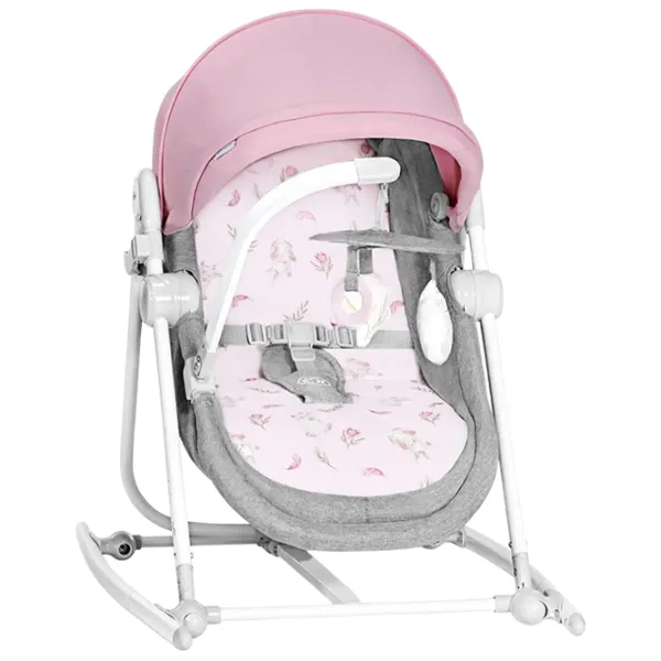 Leagăn pentru bebeluși KinderKraft Nola (KBNOLA00PNK0000) 18 kg/ Peony Pink photo 1