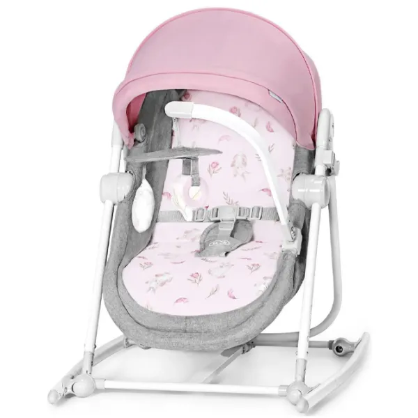 Leagăn pentru bebeluși KinderKraft Nola (KBNOLA00PNK0000) 18 kg/ Peony Pink photo 2