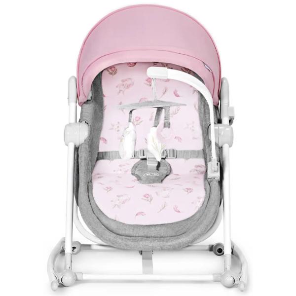 Leagăn pentru bebeluși KinderKraft Nola (KBNOLA00PNK0000) 18 kg/ Peony Pink photo 4