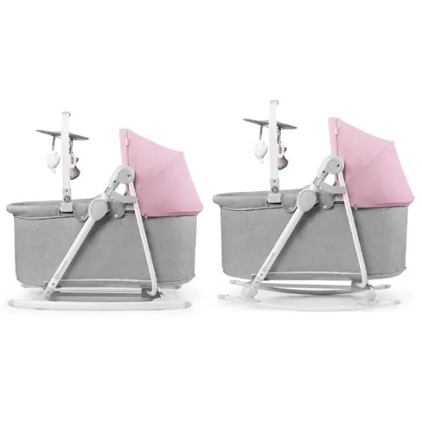 Leagăn pentru bebeluși KinderKraft Nola (KBNOLA00PNK0000) 18 kg/ Peony Pink photo 5