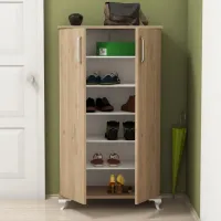 Dulap pentru încălțăminte Trendy ARI 120 x 72 x 32.5 /Nuc /Nuc photo 5