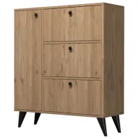 Обувной шкаф Trendy Bella 105 x 90 x 35см /Oak /Дуб