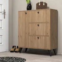 Обувной шкаф Trendy Bella 105 x 90 x 35см /Oak /Дуб photo 2